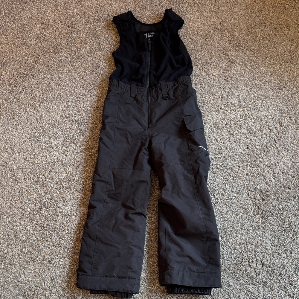 Kids Boulder Gear Black Snow Pants